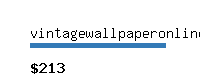 vintagewallpaperonline.com Website value calculator