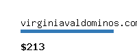 virginiavaldominos.com Website value calculator