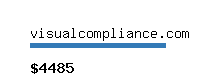 visualcompliance.com Website value calculator