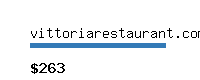 vittoriarestaurant.com Website value calculator