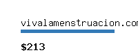 vivalamenstruacion.com Website value calculator