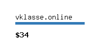 vklasse.online Website value calculator