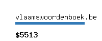 vlaamswoordenboek.be Website value calculator