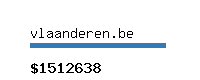 vlaanderen.be Website value calculator