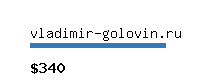 vladimir-golovin.ru Website value calculator