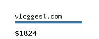 vloggest.com Website value calculator