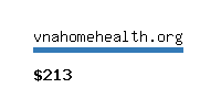 vnahomehealth.org Website value calculator