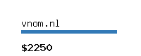 vnom.nl Website value calculator