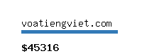 voatiengviet.com Website value calculator