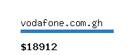 vodafone.com.gh Website value calculator