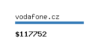 vodafone.cz Website value calculator