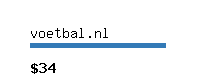 voetbal.nl Website value calculator