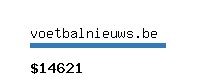 voetbalnieuws.be Website value calculator