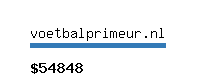 voetbalprimeur.nl Website value calculator