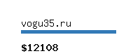 vogu35.ru Website value calculator