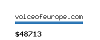 voiceofeurope.com Website value calculator