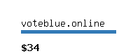 voteblue.online Website value calculator