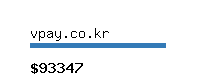 vpay.co.kr Website value calculator