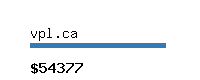 vpl.ca Website value calculator