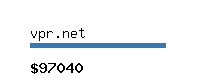 vpr.net Website value calculator