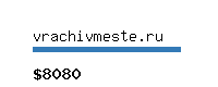 vrachivmeste.ru Website value calculator