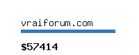 vraiforum.com Website value calculator