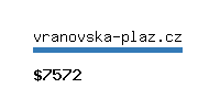 vranovska-plaz.cz Website value calculator