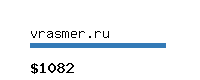 vrasmer.ru Website value calculator