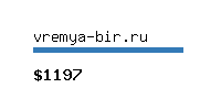 vremya-bir.ru Website value calculator