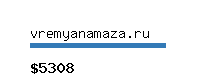 vremyanamaza.ru Website value calculator