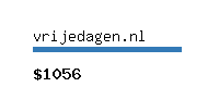 vrijedagen.nl Website value calculator