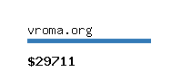 vroma.org Website value calculator