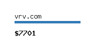 vrv.com Website value calculator