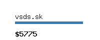 vsds.sk Website value calculator