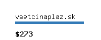 vsetcinaplaz.sk Website value calculator