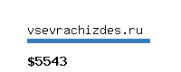 vsevrachizdes.ru Website value calculator