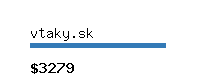 vtaky.sk Website value calculator