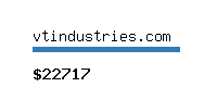 vtindustries.com Website value calculator