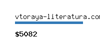 vtoraya-literatura.com Website value calculator