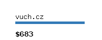 vuch.cz Website value calculator