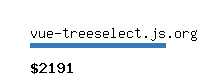 vue-treeselect.js.org Website value calculator