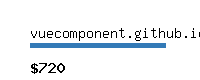 vuecomponent.github.io Website value calculator