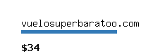 vuelosuperbaratoo.com Website value calculator