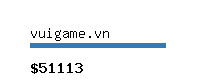 vuigame.vn Website value calculator