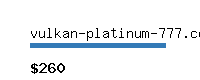vulkan-platinum-777.com Website value calculator