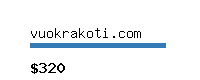 vuokrakoti.com Website value calculator