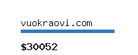 vuokraovi.com Website value calculator