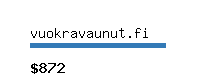 vuokravaunut.fi Website value calculator