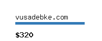 vusadebke.com Website value calculator