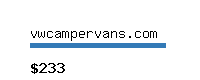 vwcampervans.com Website value calculator